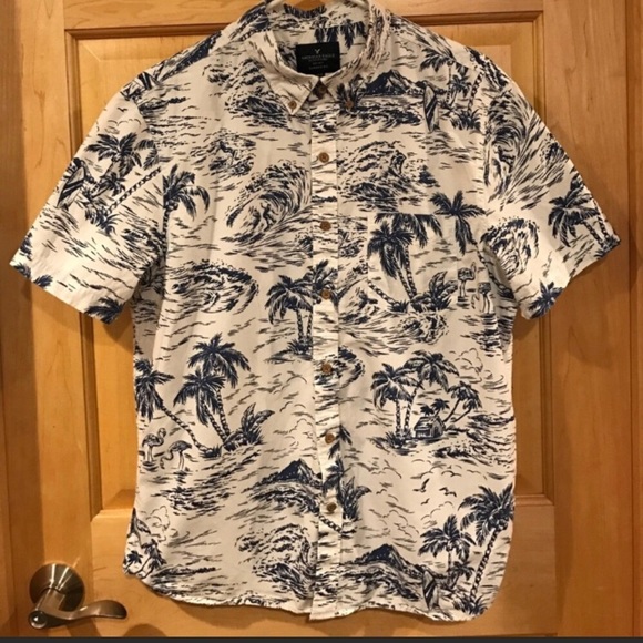 American Eagle Outfitters Other - Men’s American Eagle Hawaiian button down shirt